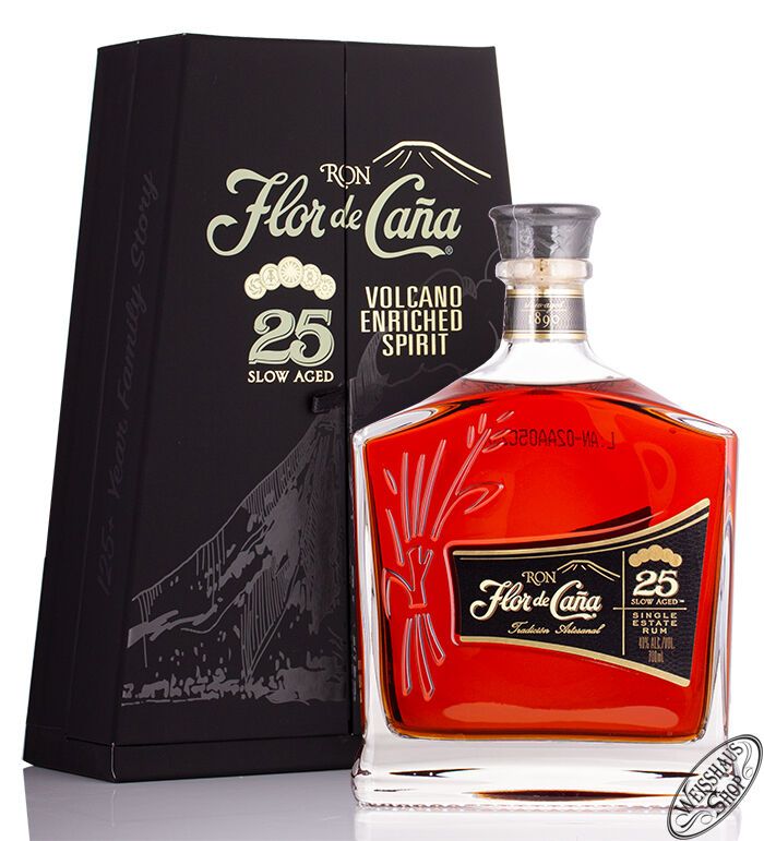 Flor De Cana Centenario 25 YO Rum 40 Vol 0 70l Weisshaus Shop