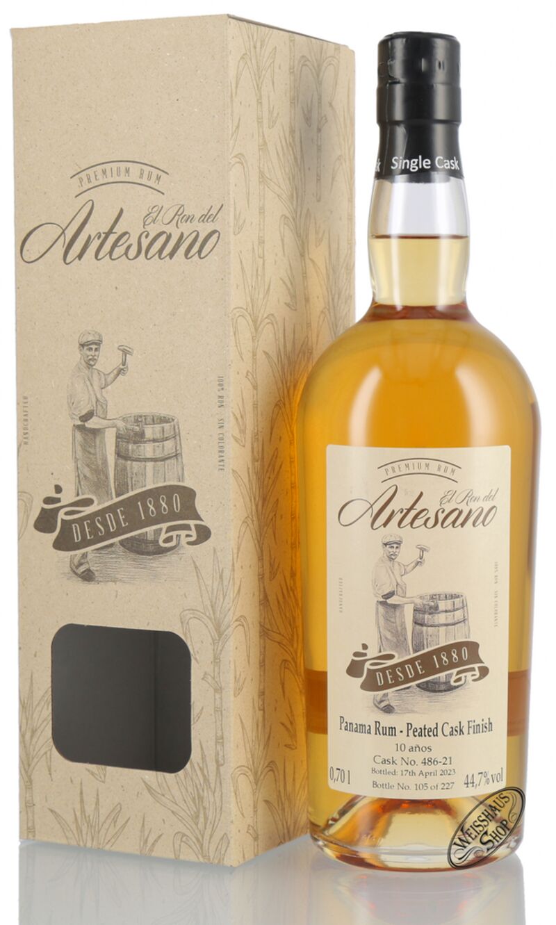 El Ron Del Artesano Yo Peated Cask Finish Vol L