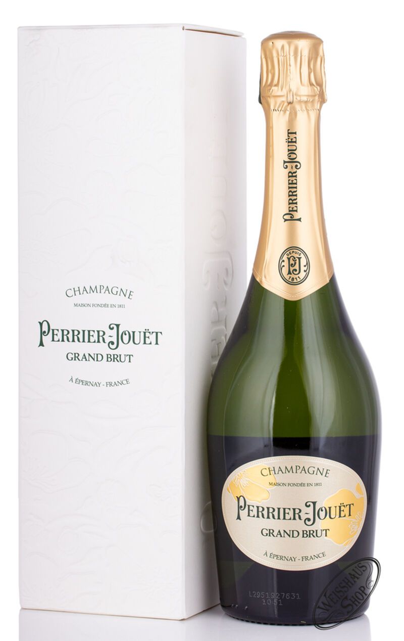 Perrier-Jouet Grand Brut Champagne 12% vol. 0,75l Confezione regalo ...