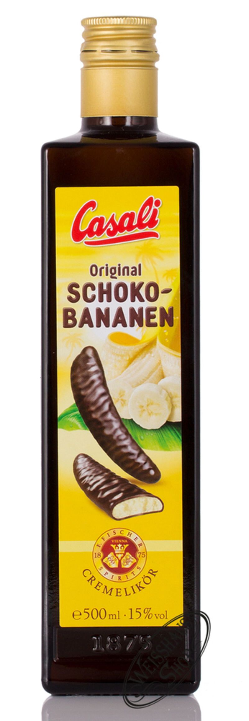 Casali Liquore Crema di Cioccolato e Banana 15% vol. 0,50l | Weisshaus Shop