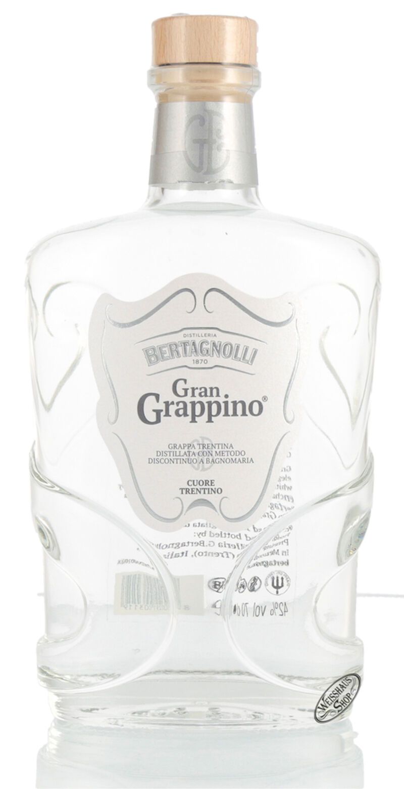 Bertagnolli Grappa Gran Grappino Bianco Vol L Weisshaus Shop